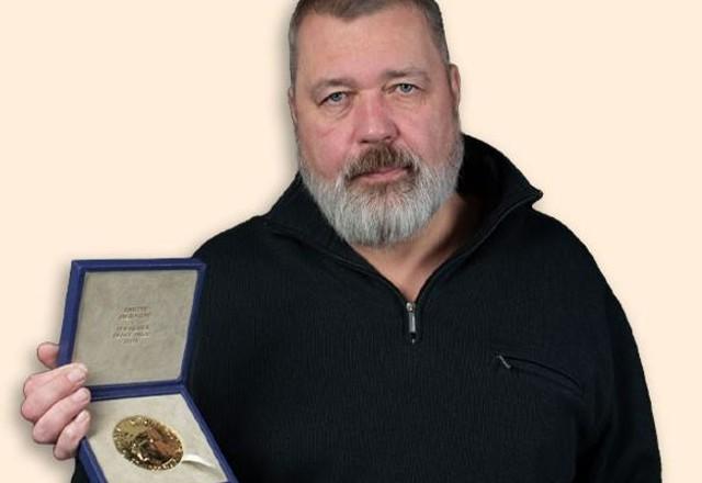 jornalista russo Dmitry Muratov, ganhador do Prêmio Nobel da Paz