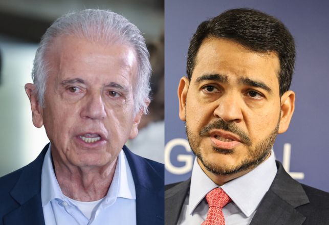 O ministro da Defesa, José Múcio (à esquerda), e o advogado-geral da União, Jorge Messias (à direita) | Valter Campanato e José Cruz/Agência Brasil