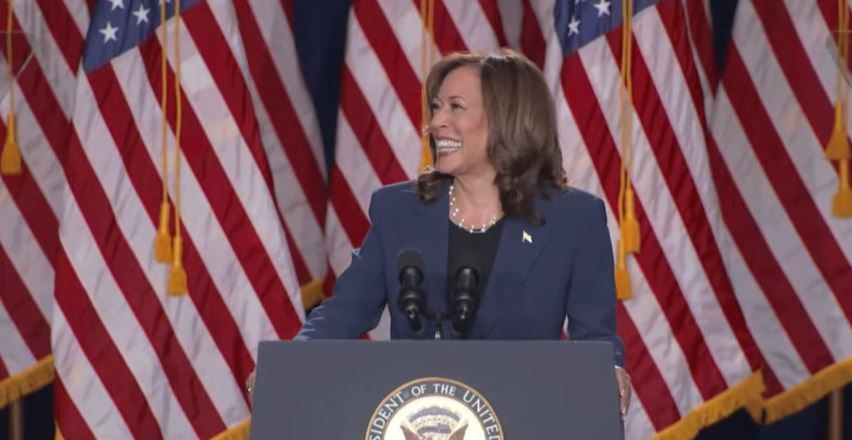 Vice-presidente dos Estados Unidos, Kamala Harris | Reprodução/Youtube