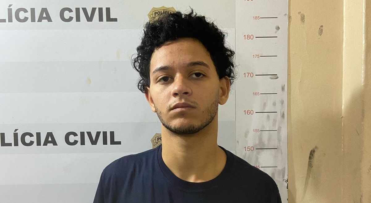 Polícia anunciou a prisão de Vitor Gabriel Nascimento de Oliveira, acusado de assaltar padaria em Pinheiros. | Divulgação/Polícia