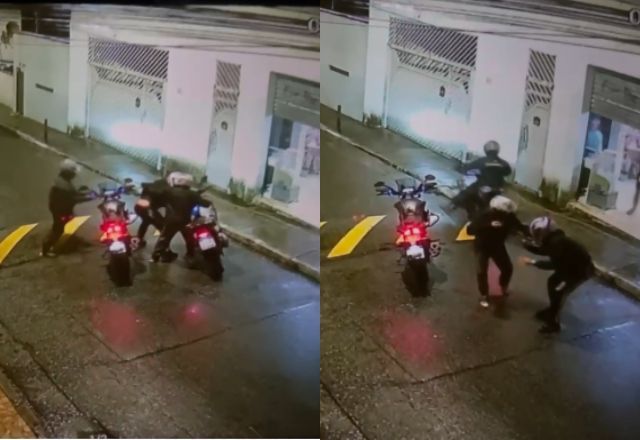 Vídeo: Sem resistir, homem entrega moto de luxo para assaltante e é morto por disparo em SP Vídeo: Sem resistir, homem entrega moto de luxo para assaltante e é morto por disparo em SP