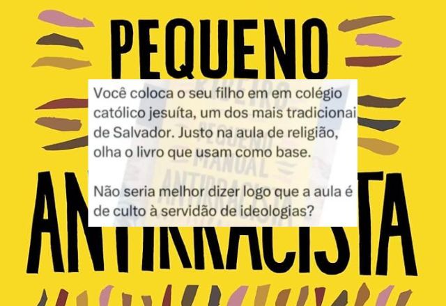 Livro Pequeno Manual Antirracista, da escritora Djamila Ribeiro 