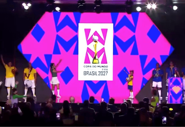 Apresentação da logo da Copa do Mundo Feminina de 2027, que será no Brasil | Reuters