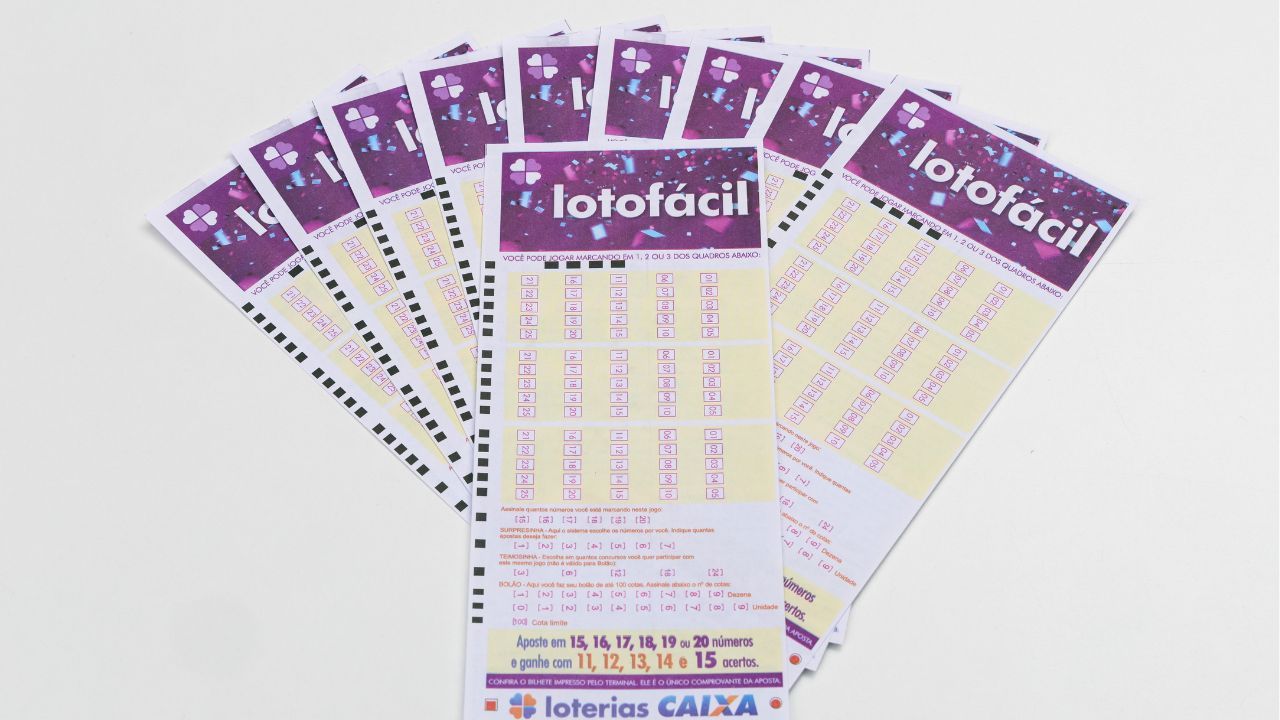 Cartelas da Lotofácil | Divulgação/Caixa