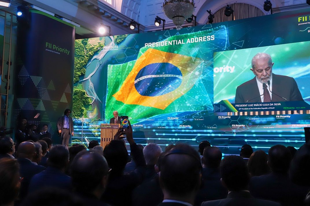Lula faz abertura de evento com empresários sauditas no Rio de Janeiro. | FII Institute\