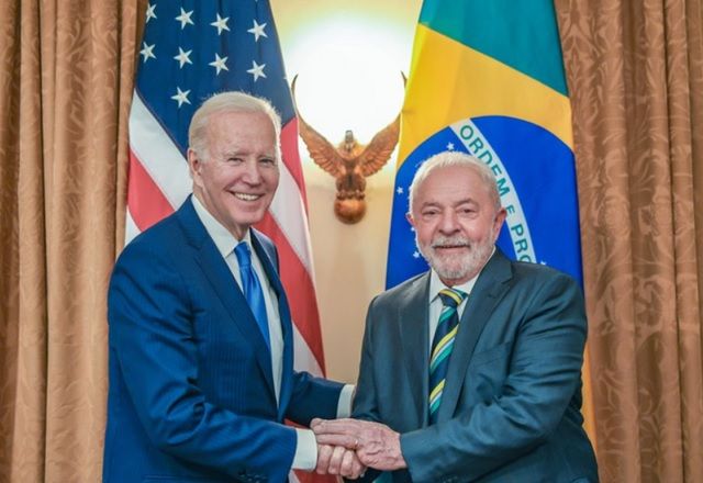 Lula afirmou ter ficado "muito feliz" quando Biden foi eleito presidente dos EUA | Ricardo Stuckert/PR