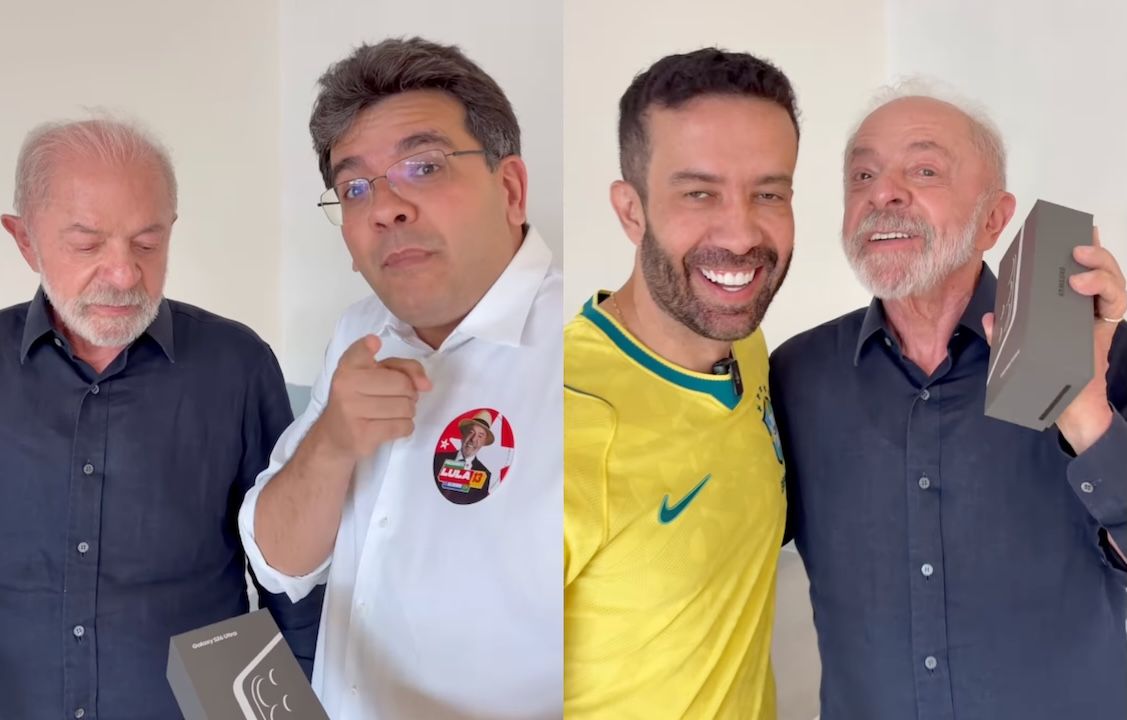  Lula ganha celular e pede 10 milhões em “exército” digital 