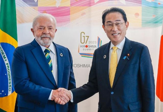 lula e Fumio Kishida
