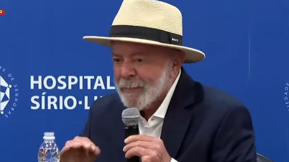 Presidente Lula em coletiva de imprensa após alta médica | Reprodução