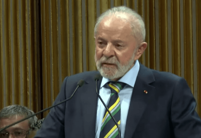Lula durante discurso em Paris | Foto: reprodução/EBC