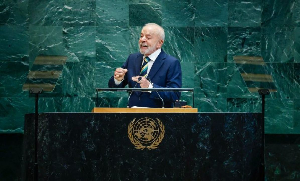 Lula discursando na ONU | Ricardo Stuckert