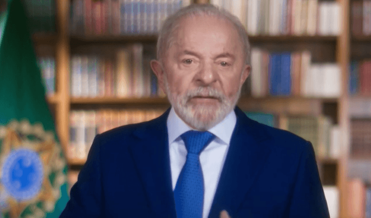 O presidente Lula em pronunciamento à nação | Reprodução/YouTube @canalgov