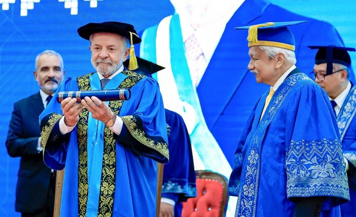 O presidente Lula recebe o título de doutor honoris causa pela Universidade Nacional da Malásia | Ricardo Stuckert/PR