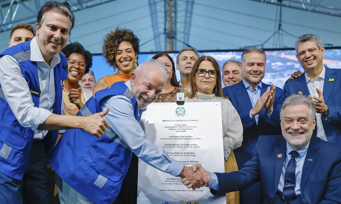Presidente Lula durante na inauguração do novo campus da Universidade Federal Fluminense (UFF) na cidade Campos dos Goytacazes, no norte do estado do Rio de Janeiro | Ricardo Stuckert