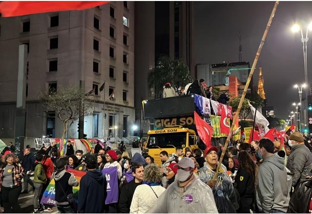 manifestação democracia