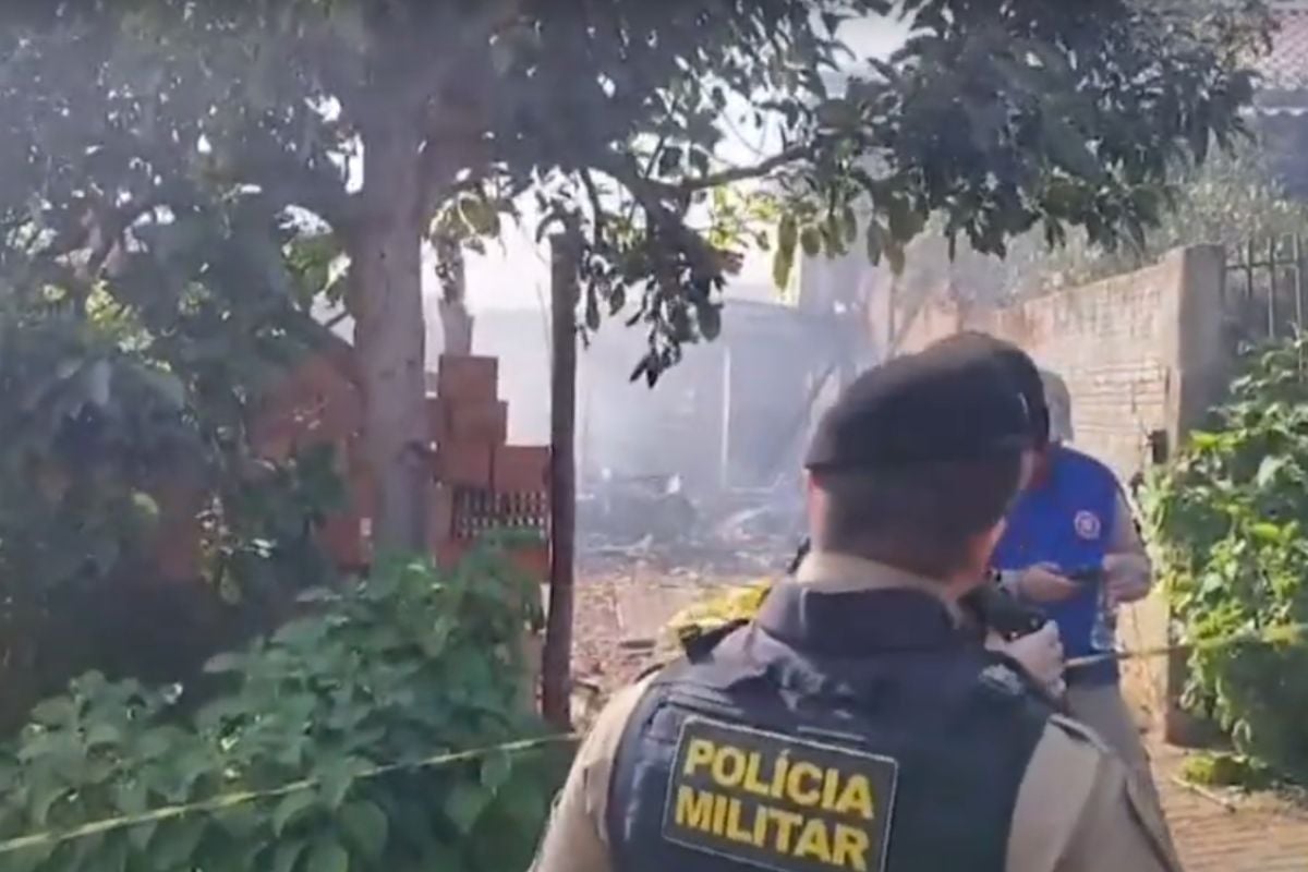 Menina de 2 anos é vítima de incêndio no Paraná. | Reprodução/Rede Masssa/PB Urgente
