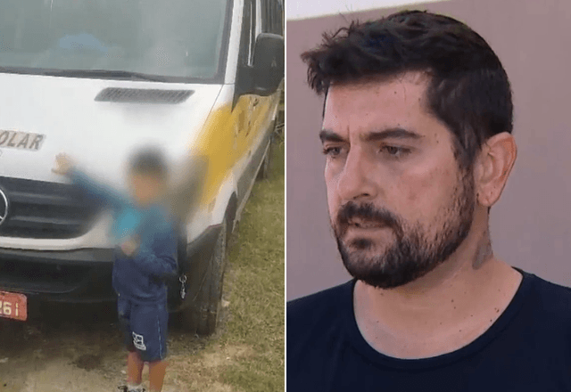 Menino de 5 anos é esquecido em van escolar em Guarulhos (SP) | Reprodução/SBT