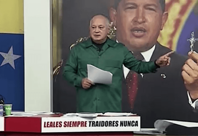 Ministro do Interior da Venezuela, Diosdado Cabello. | Reprodução/Reuters