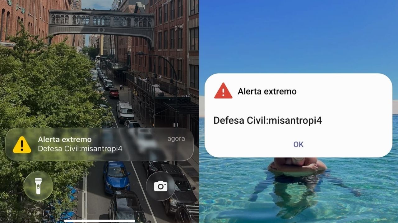  ‘Misantropia’: alerta falso é enviado para celulares