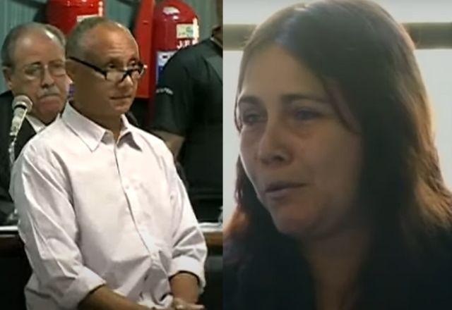 montagem com foto do ex-tenente-coronel e da juíza Patrícia Acioli