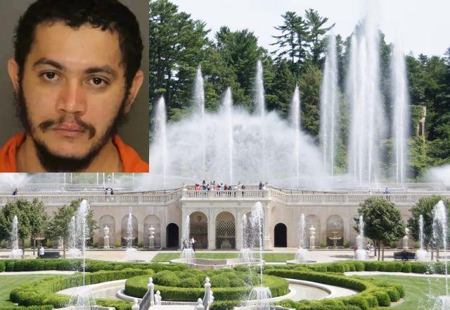 montagem com foto do jardim botânico e de Danilo Cavalcante