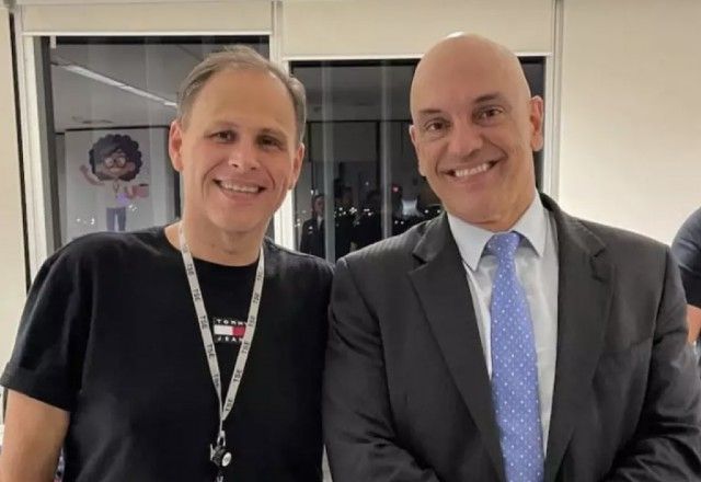 Eduardo Tagliaferro, ex-assessor no Tribunal Superior Eleitoral (TSE) e o ministro Alexandre de Moraes, do STF | Reprodução/Instagram