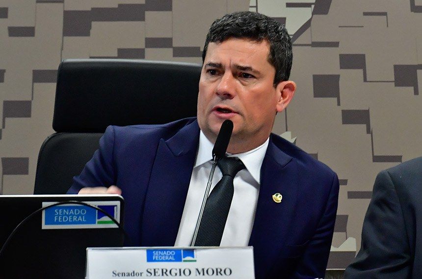 O senador Sergio Moro, que pediu o depoimento da Anac sobre Voepass (Waldermir Barreto/Ag. Senado)