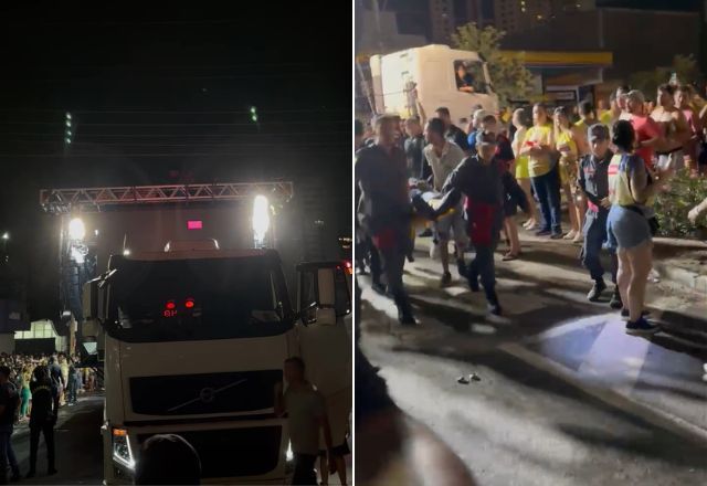 Homem morre ao levar choque em trio elétrico em Goiânia | Reprodução