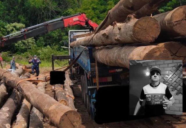 Trabalhador morre esmagado por tora de madeira durante descarregamento em SC