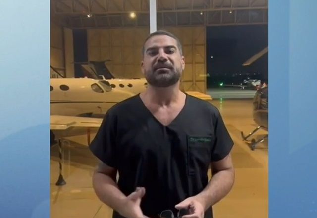 Cardiologista Leandro Médice gravou um vídeo, no último final de semana, horas antes de viajar para a missão humanitária | Reprodução/Redes sociais