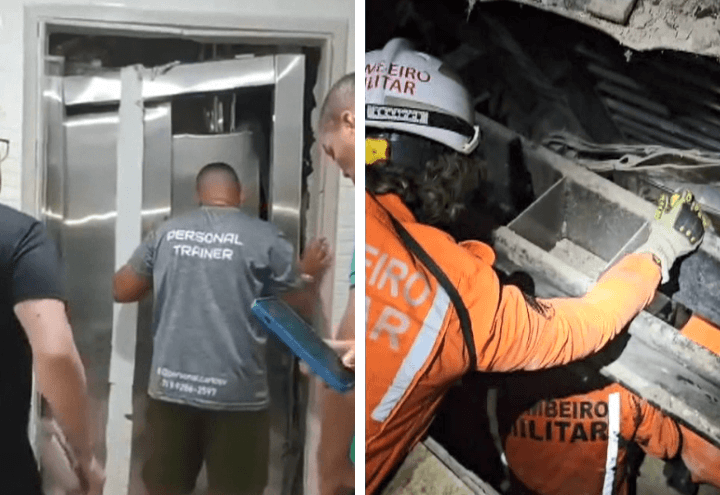Elevador despenca e mata 2 em Salvador