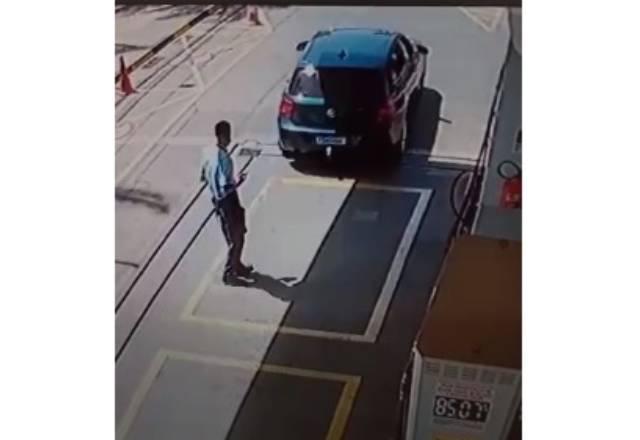 motorista abastece e não paga combustível no DF