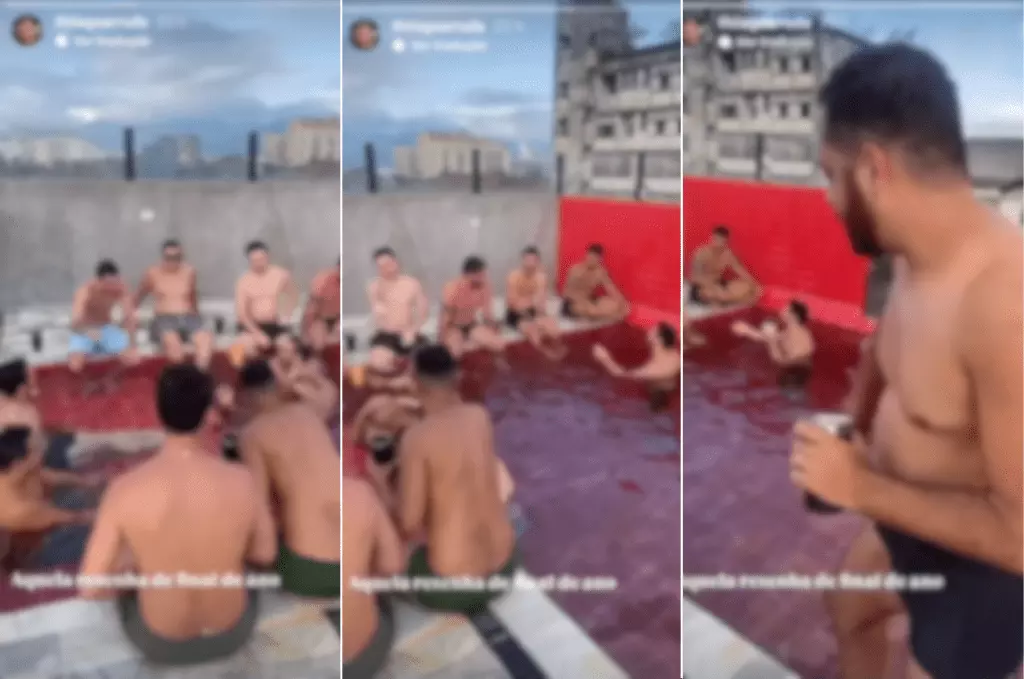 Motorista bêbado publicou vídeo de "resenha de fim de ano" no Instagram | Reprodução