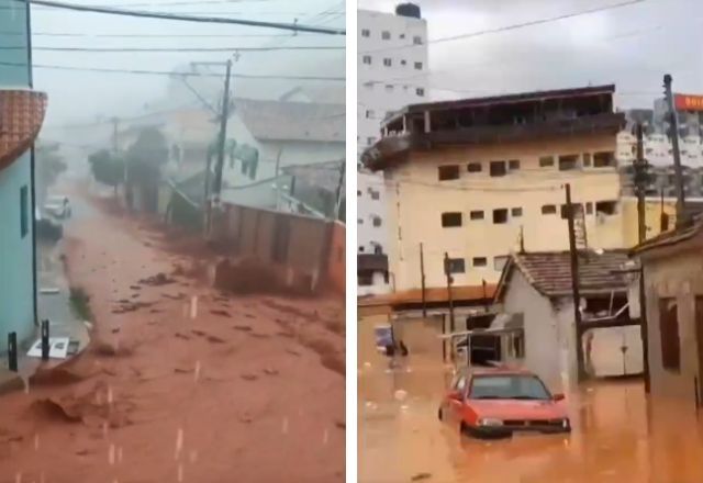 Mulher morre e criança é resgatada após serem arrastadas por enxurrada em Aparecida (SP)