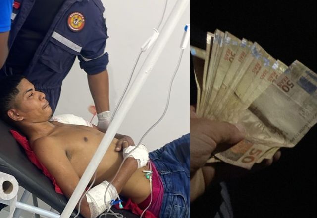Suspeito de assalto esconde R$ 1 mil nas nádegas | Reprodução/Difusora News
