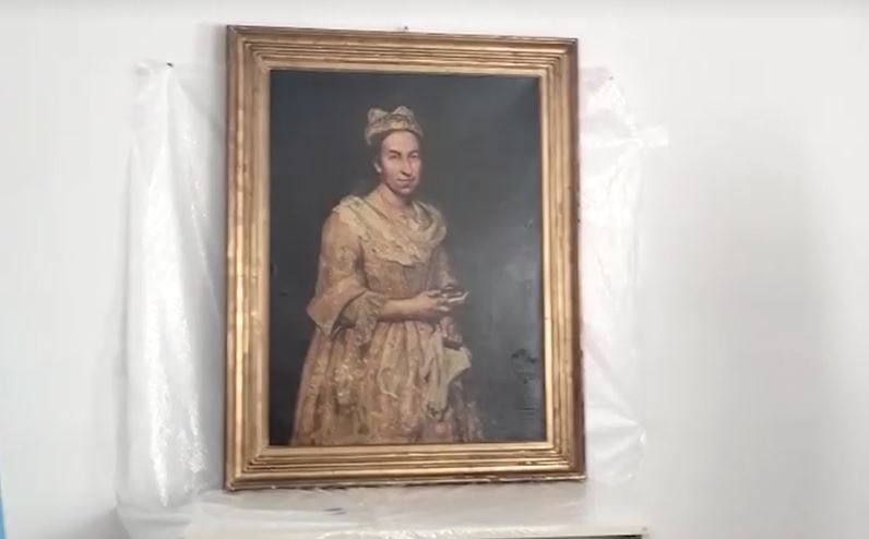 O Retrato de uma Dama, do artista italiano Giuseppe Ghislandi
