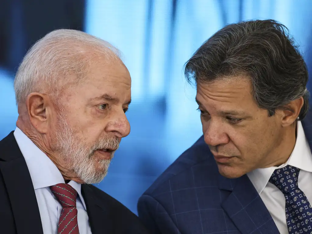 Presidente Lula e seu ministro da Fazenda, Fernando Haddad