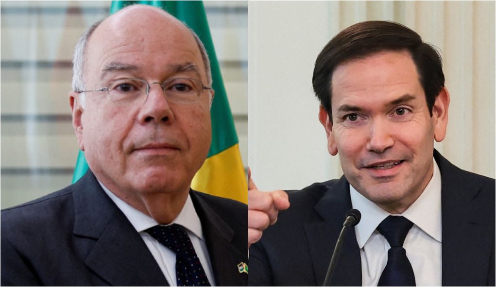 O ministro das Relações Exteriores, Mauro Vieira, e o secretário de Estado dos EUA | Fotos: Reuters