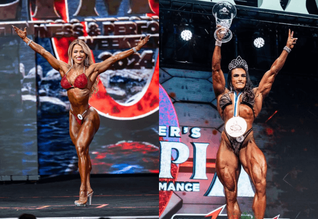 Eduarda Bezerra e Natália Coelho vencedoras do Mr. Olympia | Reprodução/Redes sociais