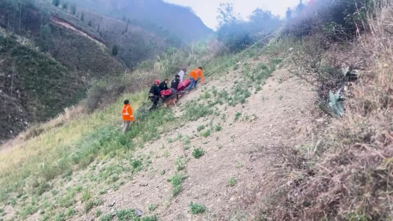 Desfiladeiro de cerca de 500 metros na região de Cajamarca, no norte do Peru | Foto: Reuters