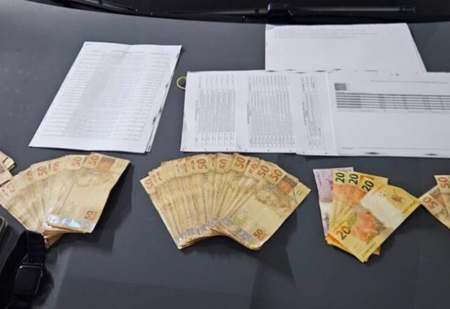 Segundo o MP-GO, dinheiro foi encontrado com um dos investigados — Foto: Divulgação/MP-GO