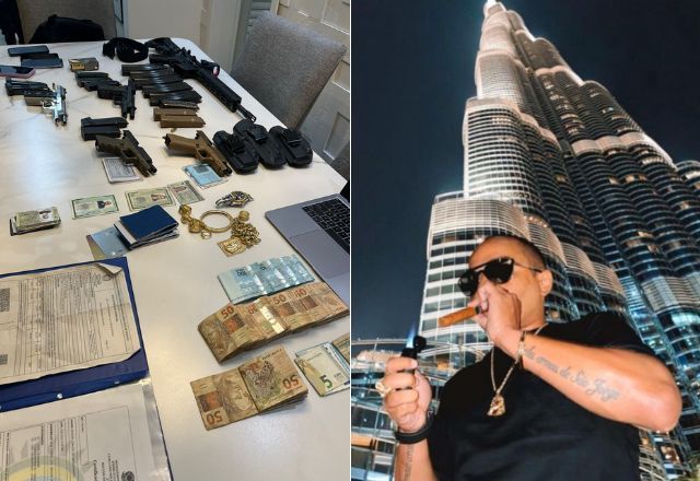 Operação Khalifa ganhou esse nome por causa de foto do líder do esquema, Kaká, ostentando em frente ao prédio Burj Khalifa, em Dubai | Reprodução/MPSP