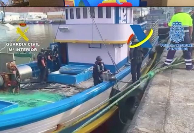 Operação Viking da PF: cocaína apreendida na Espanha partiu de porto no Paraná. (Crédito: Divulgação/PF e Guardia Civil da Espanha)