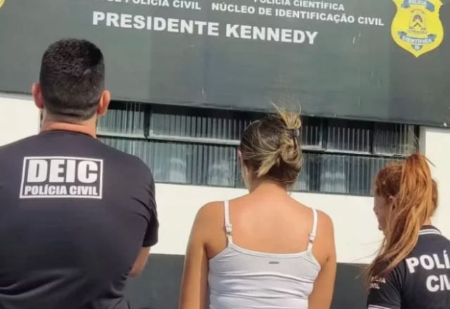 Servidora de creche no TO presa por usar dados de pais e colegas para jogos em bets. (Crédito: Divulgação/SSP-TO)