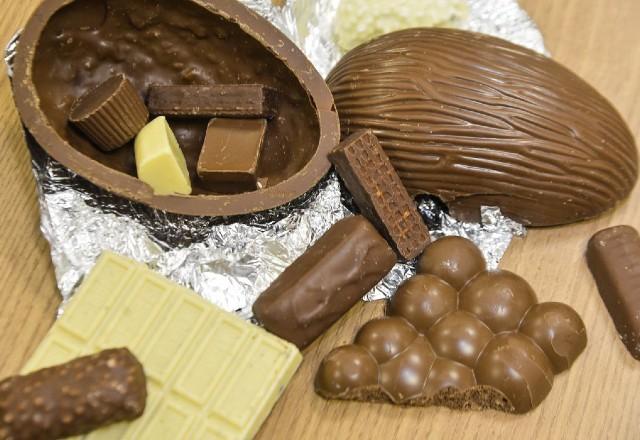 ovos de páscoa e chocolate