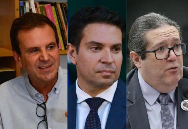 Eduardo Paes, Alexandre Ramagem e Tarcísio Motta | Tomaz Silva/Agência Brasil | Valter Campanato/Agência Brasil | Lula Marques/Agência Brasil