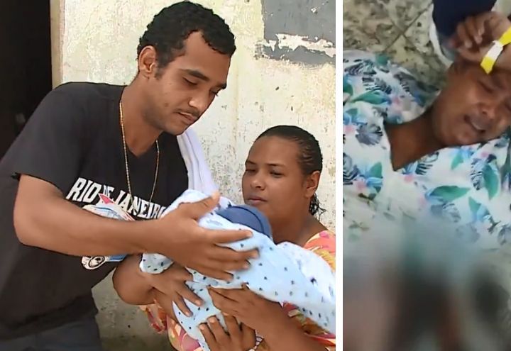Mãe e bebê que nasceu no chão de sala de espera recebem alta 