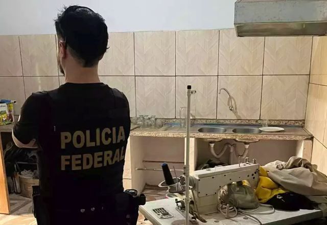 Operação Libertad: PF mira grupo que explorava bolivianos no Brasil em confecções clandestinas. (Crédito: divulgação/PF)
