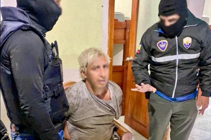 Líder dos Los Lobos é capturado no Equador | Reprodução/ X @FiscaliaEcuador