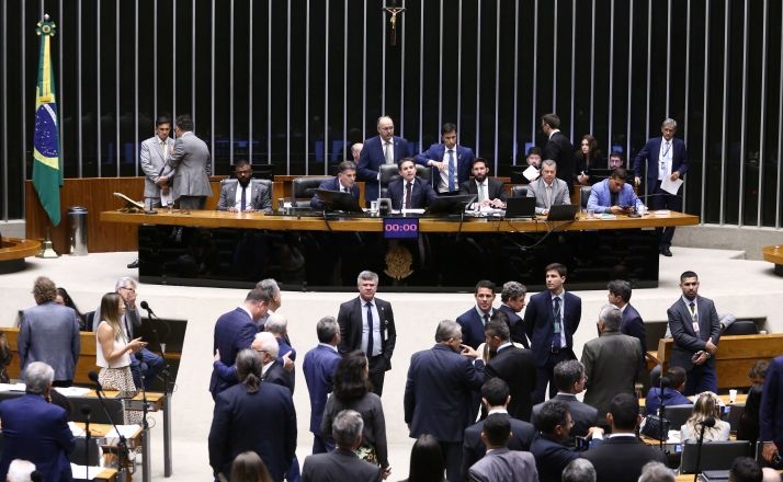 O plenário da Câmara dos Deputados durante análise e votação de propostas | Vinicius Loures/Câmara dos Deputados